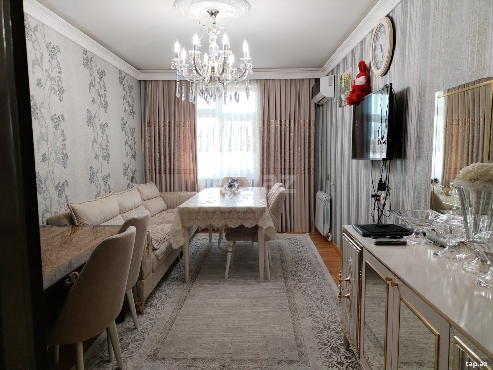 Satılır 5 otaqlı mənzil 90.5 m²
