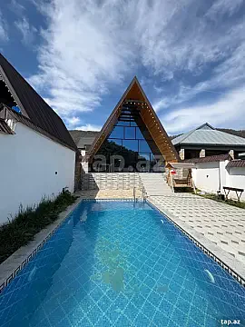 Kirayə verilir 4 otaqlı həyət evi 90 m² — Qəbələ 4 otaq 90.00 m²