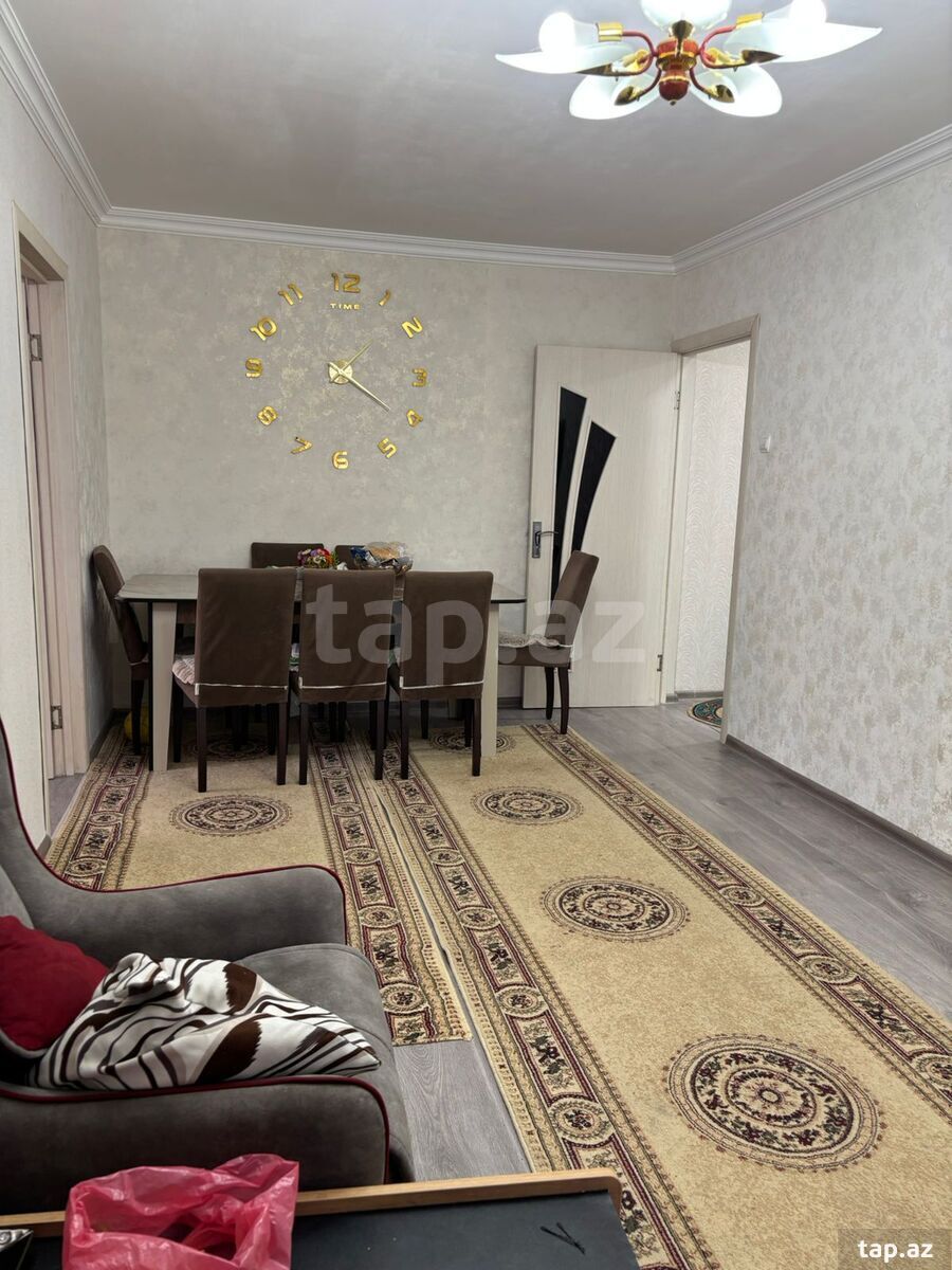 Satılır 3 otaqlı mənzil 55 m²