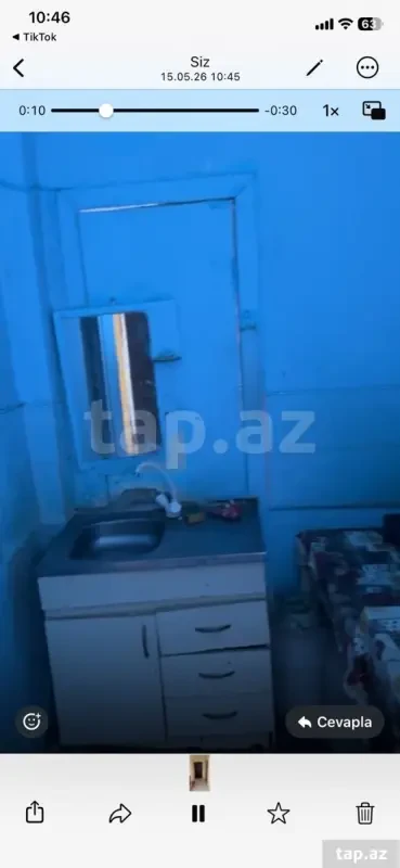 Kirayə verilir 2 otaqlı mənzil 44 m²