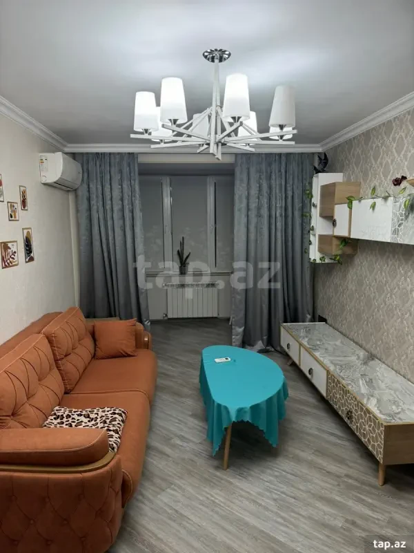 Kirayə verilir 2 otaqlı mənzil 50 m²
