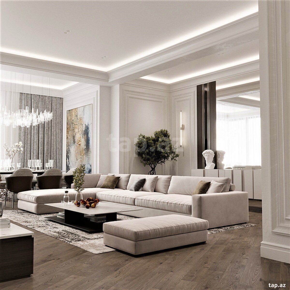 Kirayə verilir 3 otaqlı yeni tikili 180 m²
