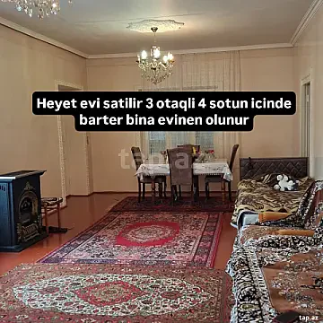 Satılır 3 otaqlı həyət evi 100 m² — Quba 3 otaq 100.00 m²