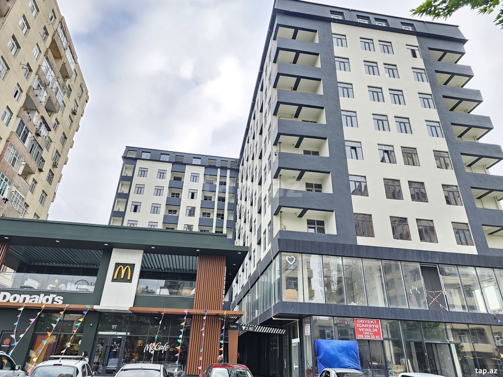Satılır 2 otaqlı yeni tikili 45 m²