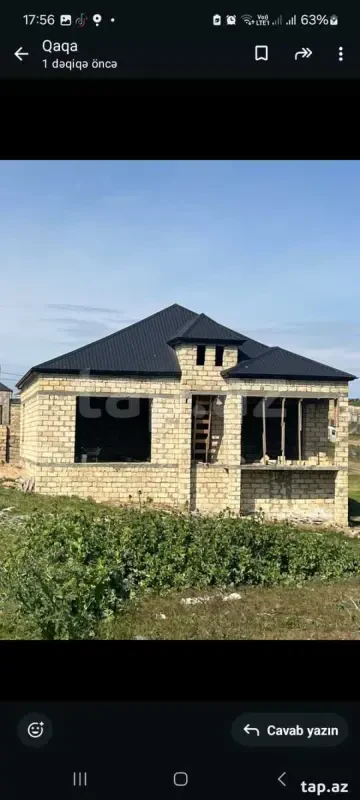 Satılır 4 otaqlı həyət evi 100 m²
