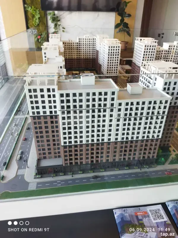 Satılır 1 otaqlı yeni tikili 52.9 m²