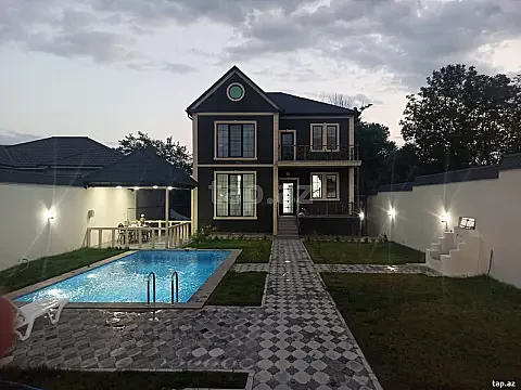 Kirayə verilir 4 otaqlı həyət evi 200 m² — Qəbələ 4 otaq 200.00 m²