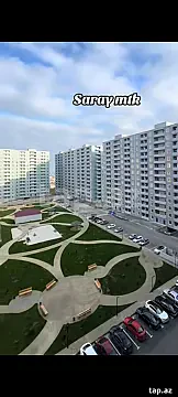 Kirayə verilir 3 otaqlı yeni tikili 90 m² — Sumqayıt, Saray 3 otaq 90.00 m²