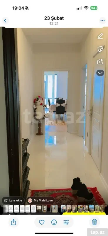 Kirayə verilir 2 otaqlı yeni tikili 60 m²