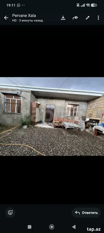 Satılır 3 otaqlı həyət evi 60 m²