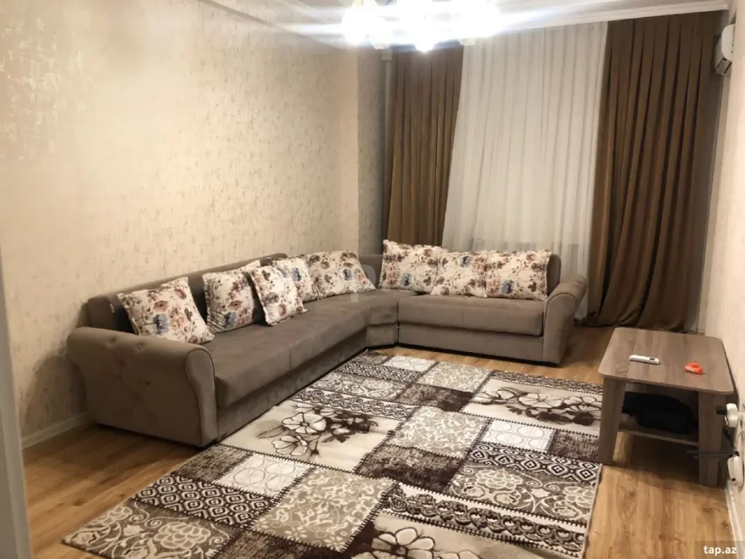 Kirayə verilir 1 otaqlı yeni tikili 60 m²