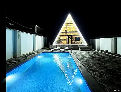 Kirayə verilir 3 otaqlı həyət evi 220 m² — Qəbələ 3 otaq 220.00 m²