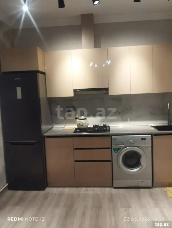 Kirayə verilir 1 otaqlı yeni tikili 45 m²