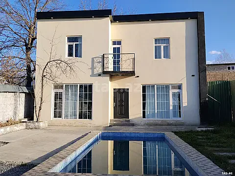 Kirayə verilir 3 otaqlı həyət evi 110 m² — Qəbələ 3 otaq 110.00 m²