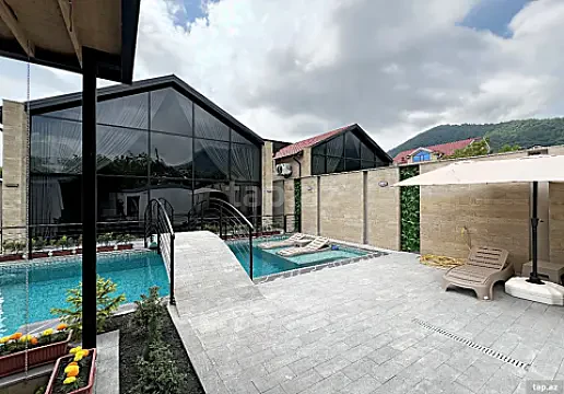Kirayə verilir 4 otaqlı həyət evi 200 m² — Qəbələ 4 otaq 200.00 m²