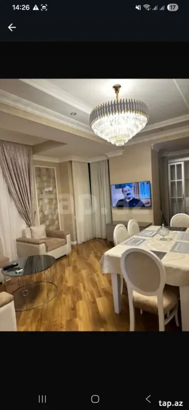 Kirayə verilir 3 otaqlı yeni tikili 110 m²