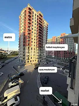 Kirayə verilir 2 otaqlı yeni tikili 65 m² — Bakı 2 otaq 65.00 m²