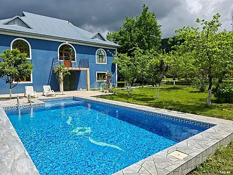 Kirayə verilir 3 otaqlı həyət evi 140 m² — Qəbələ 3 otaq 140.00 m²