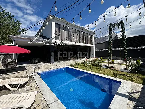 Kirayə verilir 4 otaqlı həyət evi 255 m² — Qəbələ 4 otaq 255.00 m²