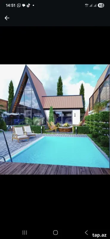 Kirayə verilir 2 otaqlı həyət evi 100 m²
