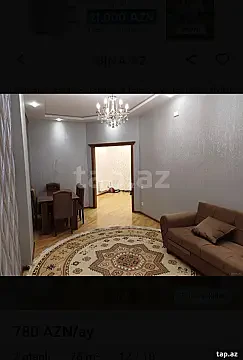 Kirayə verilir 2 otaqlı yeni tikili 80 m² — Bakı 2 otaq 80.00 m²