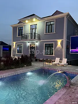 Kirayə verilir 5 otaqlı həyət evi 240 m² — Qəbələ 5 otaq 240.00 m²
