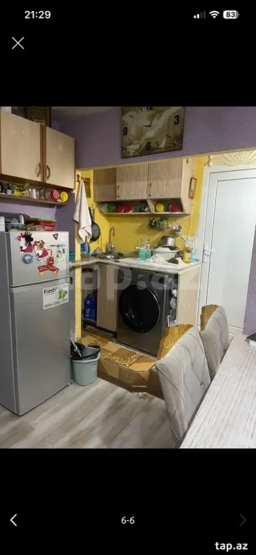 Kirayə verilir 1 otaqlı mənzil 30 m²
