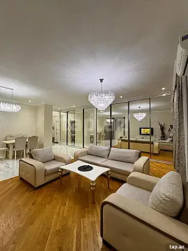 Kirayə verilir 3 otaqlı yeni tikili 120 m² — Bakı, Nizami 3 otaq 120.00 m²