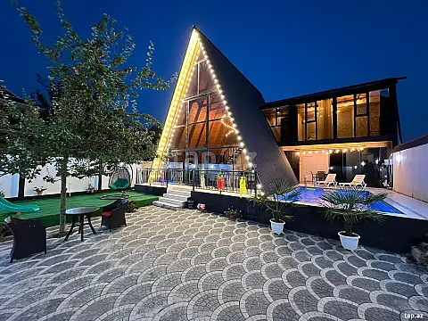 Kirayə verilir 4 otaqlı həyət evi 140 m² — Qəbələ 4 otaq 140.00 m²