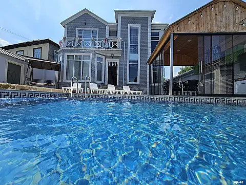 Kirayə verilir 6 otaqlı həyət evi 150 m² — Qəbələ 6 otaq 150.00 m²