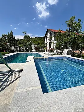 Kirayə verilir 4 otaqlı həyət evi 200 m² — Qəbələ 4 otaq 200.00 m²