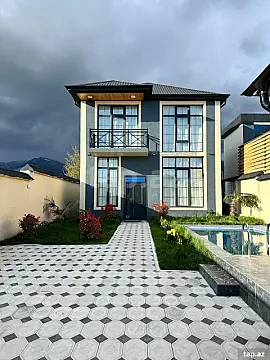 Kirayə verilir 3 otaqlı həyət evi 150 m² — Qəbələ 3 otaq 150.00 m²