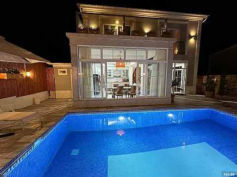 Kirayə verilir 4 otaqlı həyət evi 205 m² — Qəbələ 4 otaq 205.00 m²