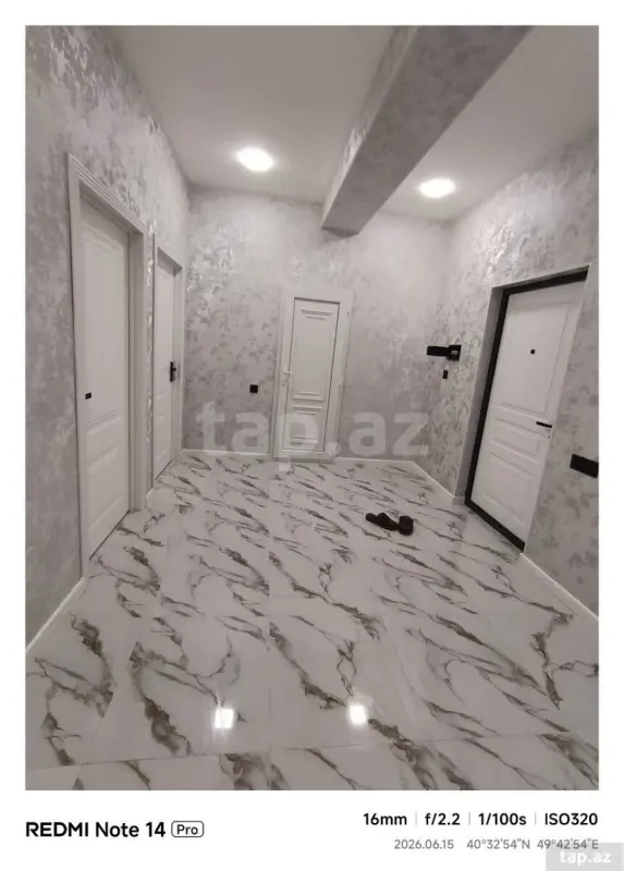 Satılır 2 otaqlı yeni tikili 63 m²
