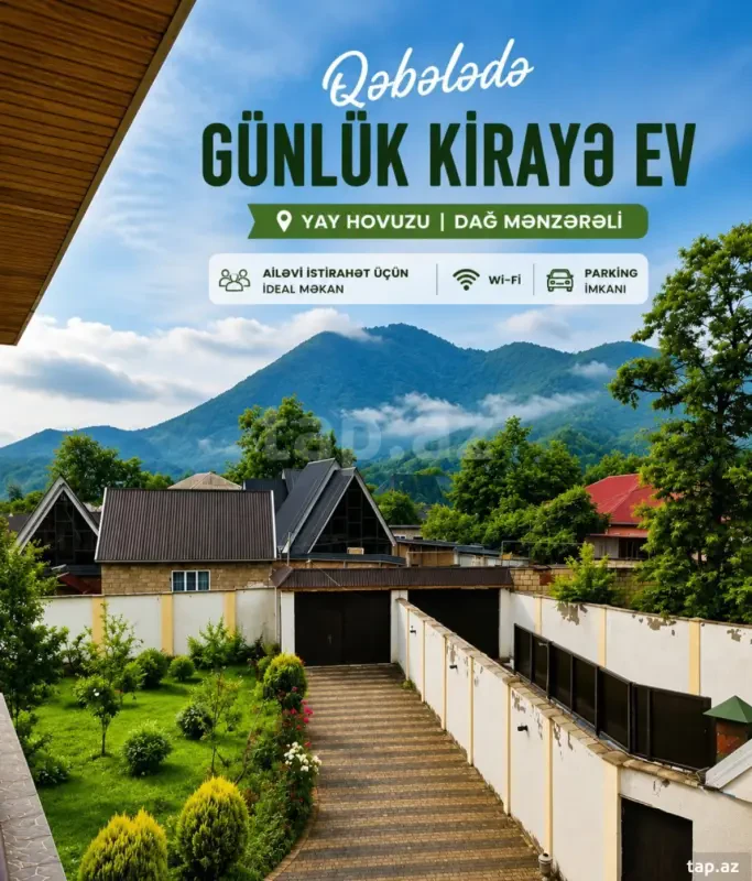 Kirayə verilir 5 otaqlı həyət evi 200 m²