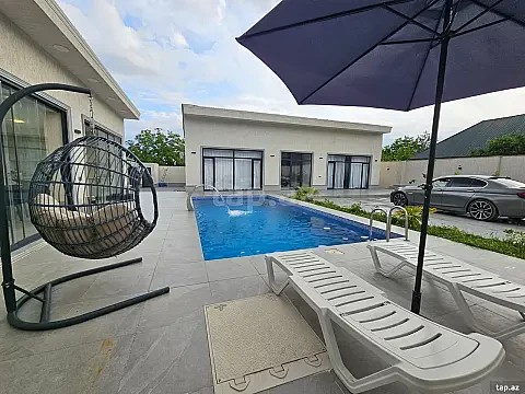 Kirayə verilir 3 otaqlı həyət evi 180 m² — Qəbələ 3 otaq 180.00 m²
