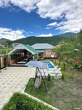 Kirayə verilir 3 otaqlı həyət evi 120 m² — Qəbələ 3 otaq 120.00 m²