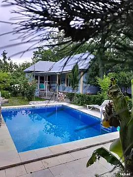 Kirayə verilir 2 otaqlı həyət evi 100 m² — Qəbələ 2 otaq 100.00 m²