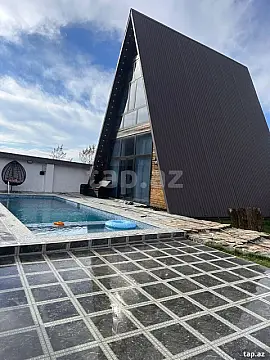 Kirayə verilir 4 otaqlı həyət evi 100 m² — Qəbələ 4 otaq 100.00 m²