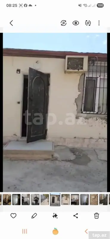 Satılır 1 otaqlı həyət evi 45 m²