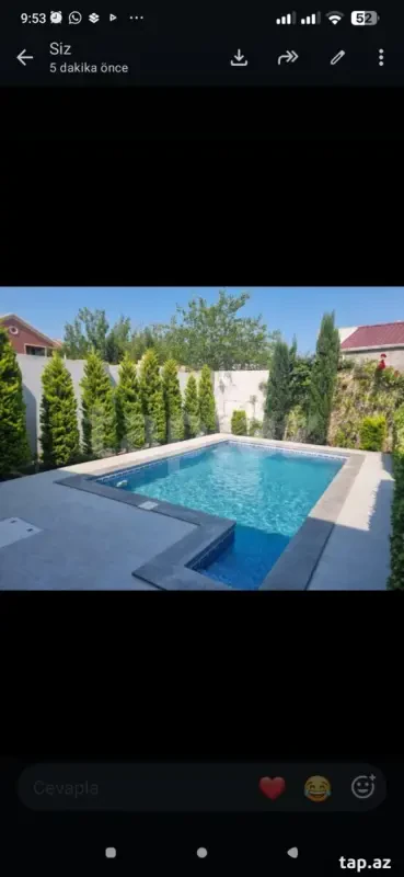 Kirayə verilir 2 otaqlı həyət evi 56 m²