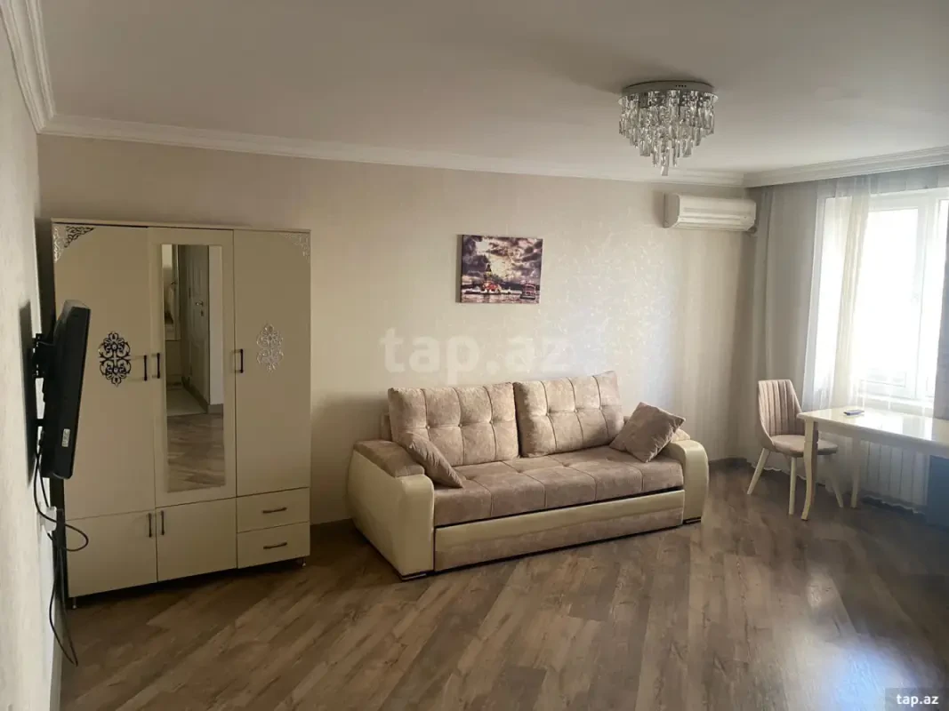 Kirayə verilir 1 otaqlı mənzil 46 m²