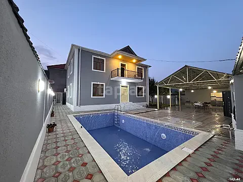 Kirayə verilir 5 otaqlı həyət evi 120 m² — Qəbələ 5 otaq 120.00 m²