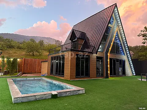 Kirayə verilir 4 otaqlı həyət evi 220 m² — Bakı 4 otaq 220.00 m²