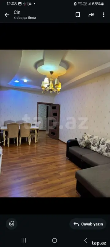 Kirayə verilir 3 otaqlı yeni tikili 80 m²