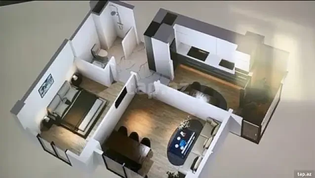 Kirayə verilir 2 otaqlı yeni tikili 63 m² — Bakı 2 otaq 63.00 m²