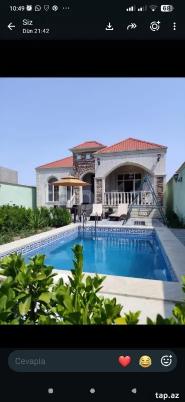Kirayə verilir 3 otaqlı həyət evi 125 m²