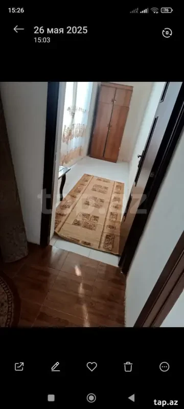 Kirayə verilir 2 otaqlı həyət evi 52 m²