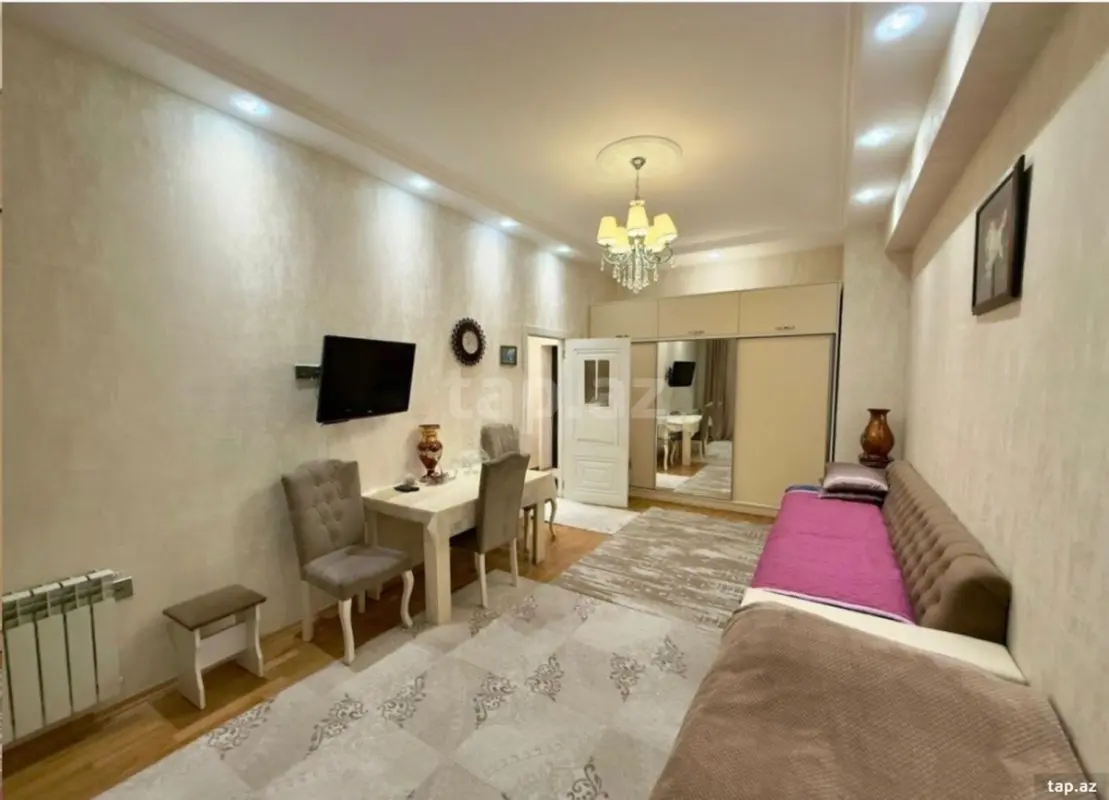 Kirayə verilir 1 otaqlı yeni tikili 50 m²