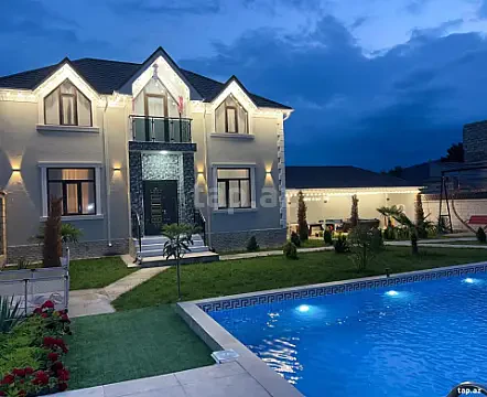 Kirayə verilir 4 otaqlı həyət evi 200 m² — Qəbələ 4 otaq 200.00 m²